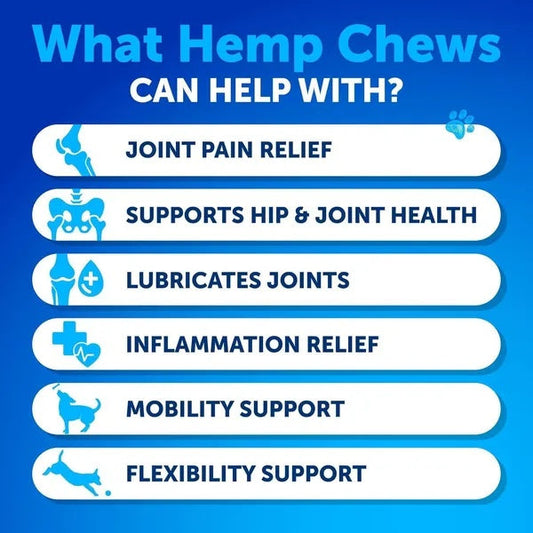 Hemp Hip and Joint Supplement for Dogs Glucosamine for Dogs detail view - Clinical-grade quality for dogs and cats