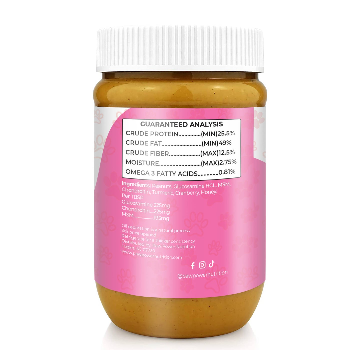 Dawg Butter Berry Flexible for Hips & Joints detail view - Clinical-grade quality for dogs and cats