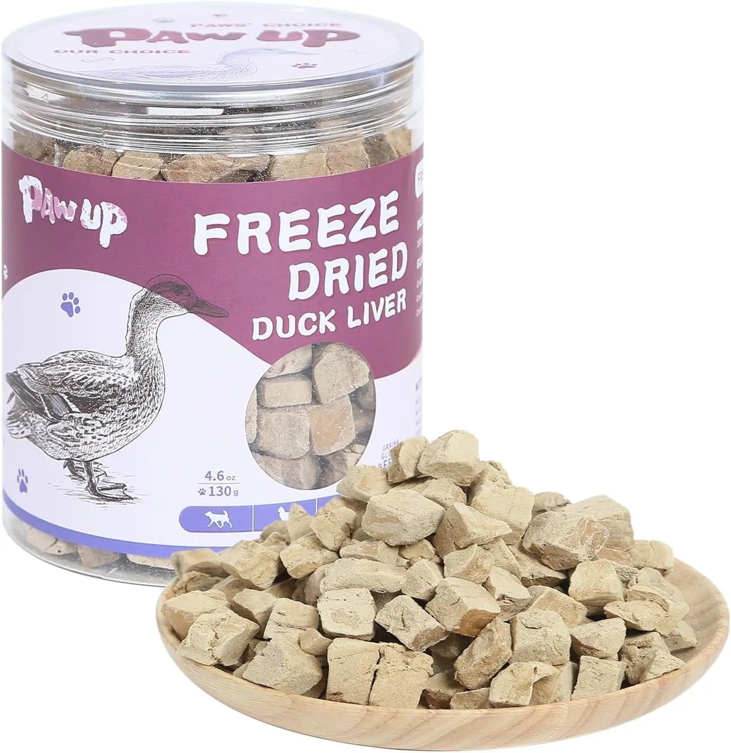 Freeze-Dried Duck Treats High Protein Grain-Free 4.6oz detail view - Clinical-grade quality for dogs and cats