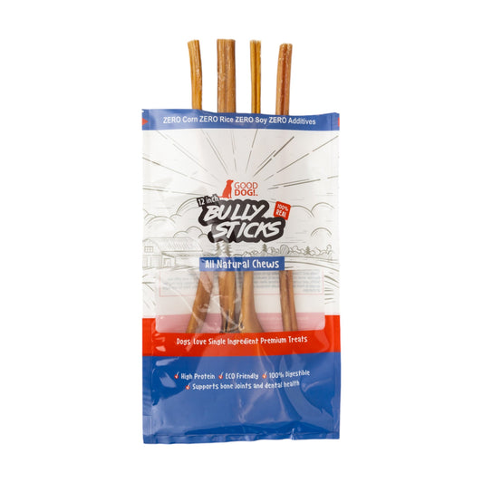 All-natural Beef Bully Stick Dog Treats Nutrient-rich, and detail view - Clinical-grade quality for dogs and cats