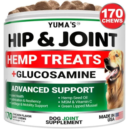 Hemp Hip and Joint Supplement for Dogs Glucosamine for Dogs detail view - Clinical-grade quality for dogs and cats