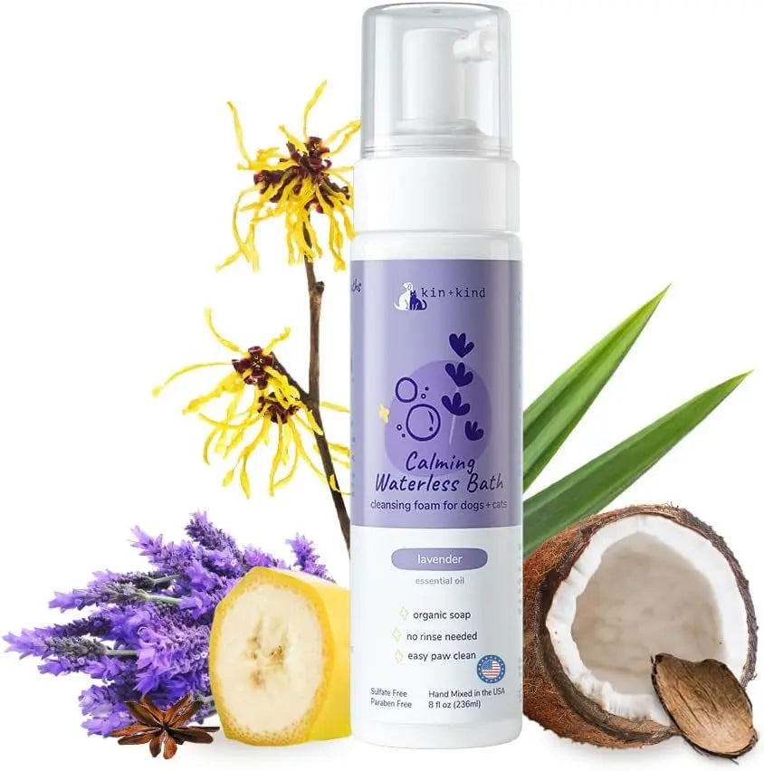 Waterless Dog Shampoo & Deodorizing Spray Bundle detail view - Clinical-grade quality for dogs and cats