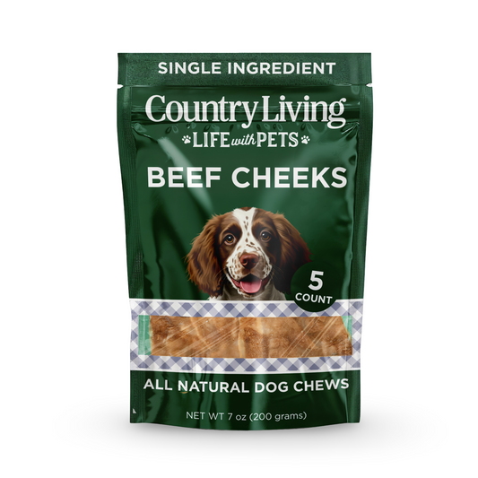 4 X 4 Beef Cheek Chip Dog Treats  Chicken detail view - Clinical-grade quality for dogs and cats