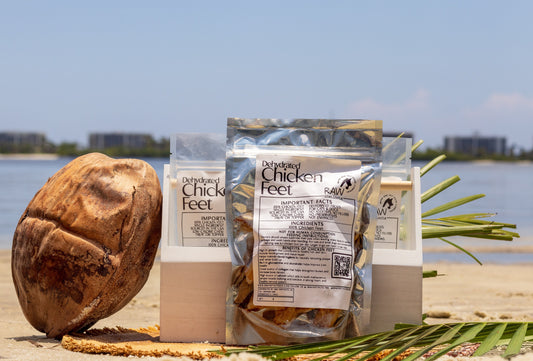 Dehydrated Chicken Feet  5ct Glucosamine detail view - Clinical-grade quality for dogs and cats