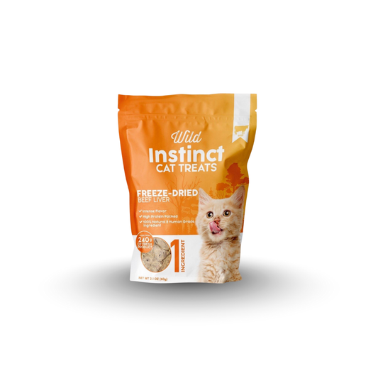 Freeze-Dried Beef Liver Cat Treats  Single Ingredient - Premium pet wellness supplement by WellPaw Market