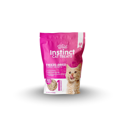 Freeze-Dried Turkey Heart Cat Treats  100% Real Turkey - Premium pet wellness supplement by WellPaw Market