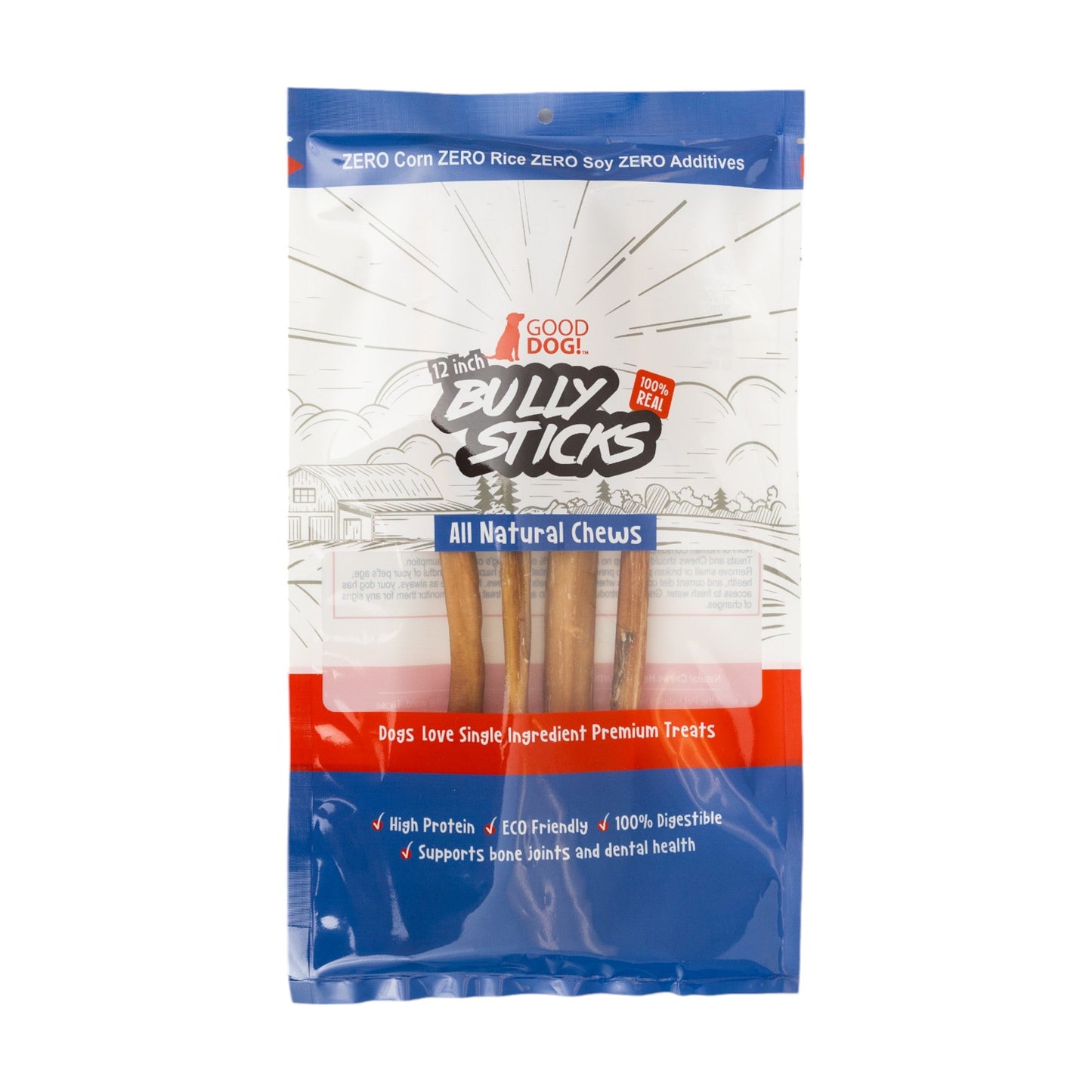 All-natural Beef Bully Stick Dog Treats  Nutrient-rich, and - Premium pet wellness supplement by WellPaw Market