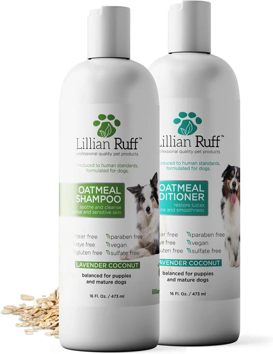 Hypoallergenic Oatmeal Dog Shampoo & Conditioner - Premium pet wellness supplement by WellPaw Market