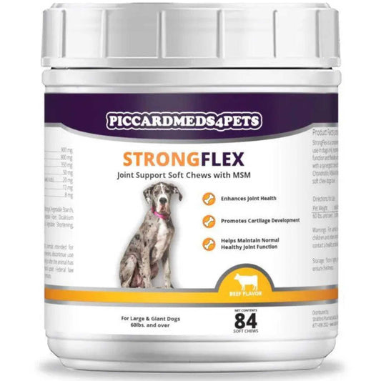 Strongflex Joint Support Large Dogs 84ct + detail view - Clinical-grade quality for dogs and cats