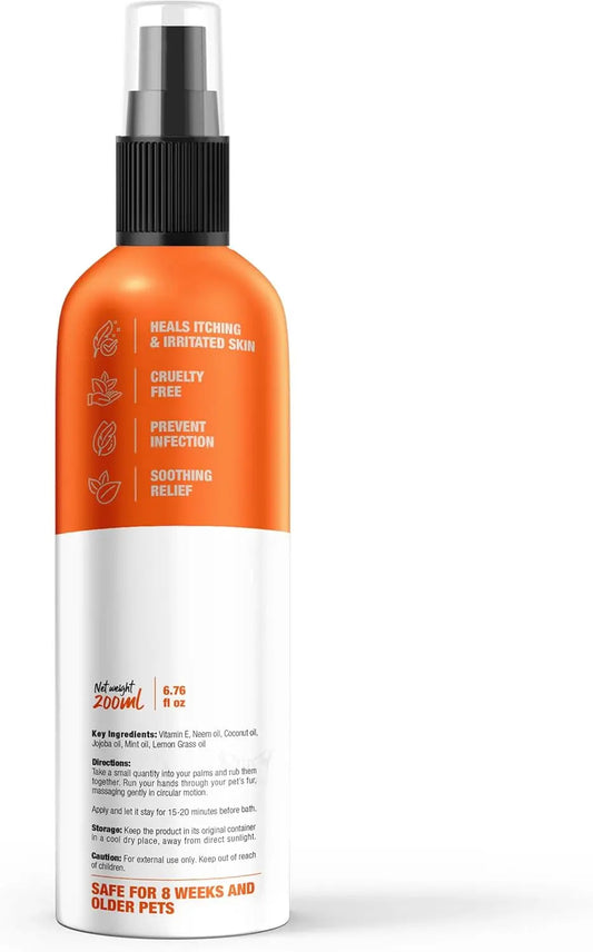 6-in-1 Soothing Oil for Dogs & Cats  Coconut Skin & Coat Care 6.76oz detail view - Clinical-grade quality for dogs and cats