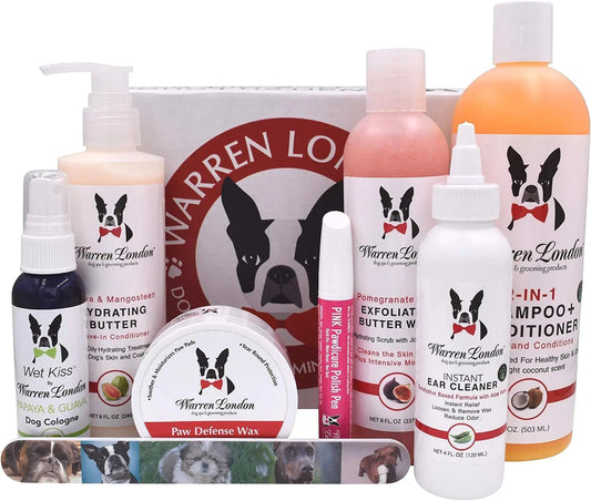 Ultimate Dog Spa Gift Box 8-Piece Grooming & Pampering Kit - Premium pet wellness supplement by WellPaw Market