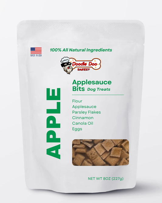 Apple Bits Dog Biscuits  Homemade 1/2lb - Premium pet wellness supplement by WellPaw Market